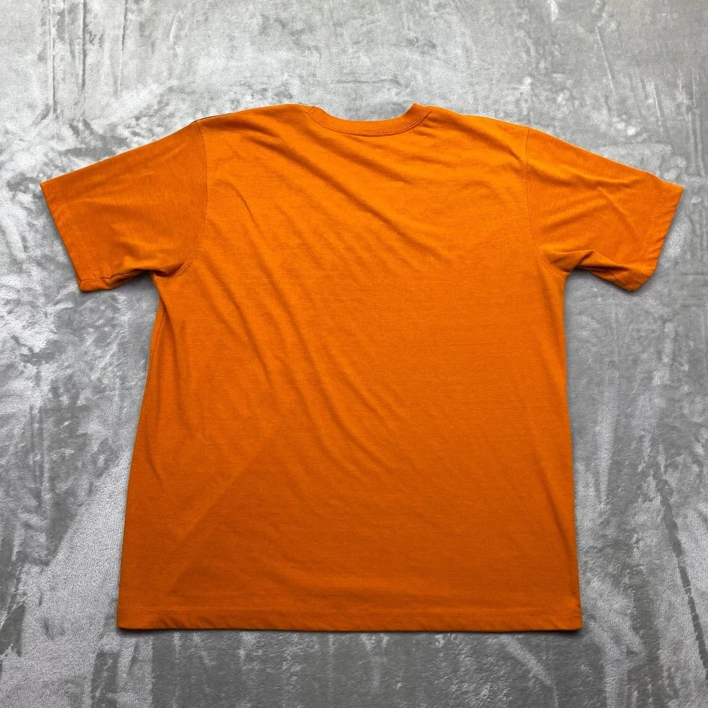 The North Face Orange Short Sleeve T-Shirt Men's Vaporwick Size Large Outdoor‎